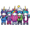 Einhorn Team Ski Urlaub