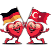 Germany and Turkey hearts