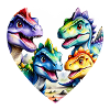 Dinosaurier Bunt