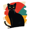 Chat Noir Rétro