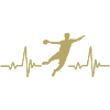 Handball heartbeat handball players