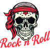 Conception de crâne Rock’n’Roll