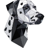 Conception géométrique d’un dalmatien.