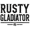 Rusty Gladiator Logo Schwarz