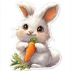Mignon lapin blanc