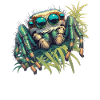 Jumping Spider Springspinnen Springspinne