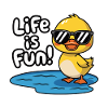 DUCK, LIFE IS FUN