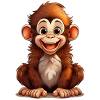 A cute, crazy monkey