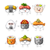 Lustiges Sushi