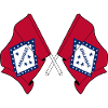 Two flags crossed Arkansas