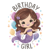 Anniversaire Fille Sirène