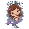 Birthday Girl Mermaid