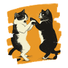 Japanese Cats Fight