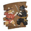 Japanese Cats Fight