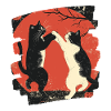 Combat de chats japonais
