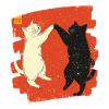 Japanese Cats Fight