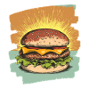 Burger Retro