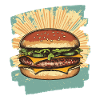 Burger Retro