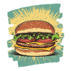 Burger Retro
