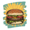 Burger Retro