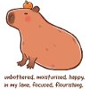 Relaxed Capybara – Flourishing Mood
