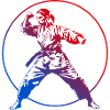 Karate Silhouette Bunt
