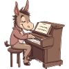 Musiciens ânes