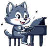 Wolf Pianiste Piano
