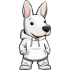 Bull Terrier Dog Funny