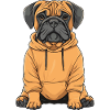 Bullmastiff Dog Funny