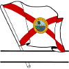 Flagge Florida Text Banner