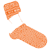 Coole Socke - lustiges Motivationsdesign