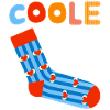 Cool sock - fun motivational design