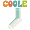 Chaussette cool - design motivant amusant