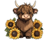 Vache Highland mignonne