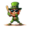 Baseball Leprechaun Sports Saint-Patrick