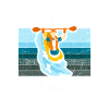 Kayaking gets me wet
