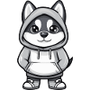 Husky Dog Funny