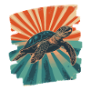 Sea Turtle Retro