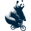 Bär fährt Rad