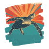 Sea Turtle Retro