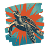 Sea Turtle Retro