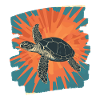 Sea Turtle Retro
