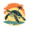 Sea Turtle Retro