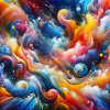 Vibrant Abstract Art
