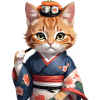 Sushi Cat Katze Japan