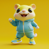 3d Character - Cute Hamster