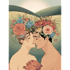 Lovers and flowers