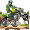 Motocross, off-road quad