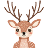 Deer Antlers Forest Moose